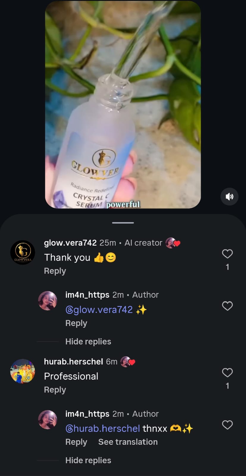 ✨ Happy Customer Review | GlowVera Crystal C Serum ✨