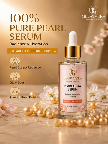 GlowVera Pearl Glow Serum – Hydrating & Radiance Enhancing Formula (30ml)