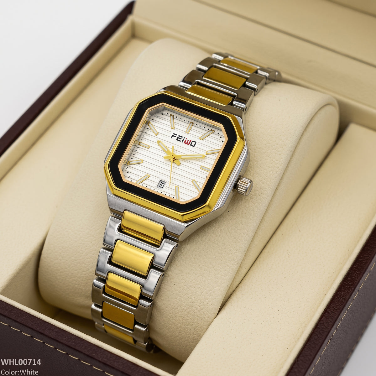 Glovera Octagon Two-Tone Quartz Watch
