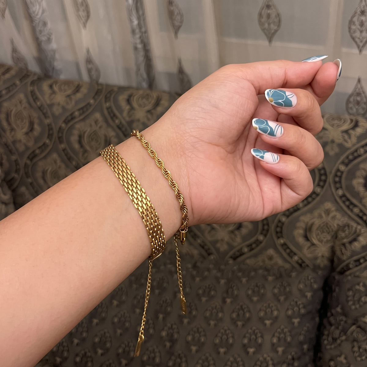 2 Pcs Mesh and Milas Bracelet Combo