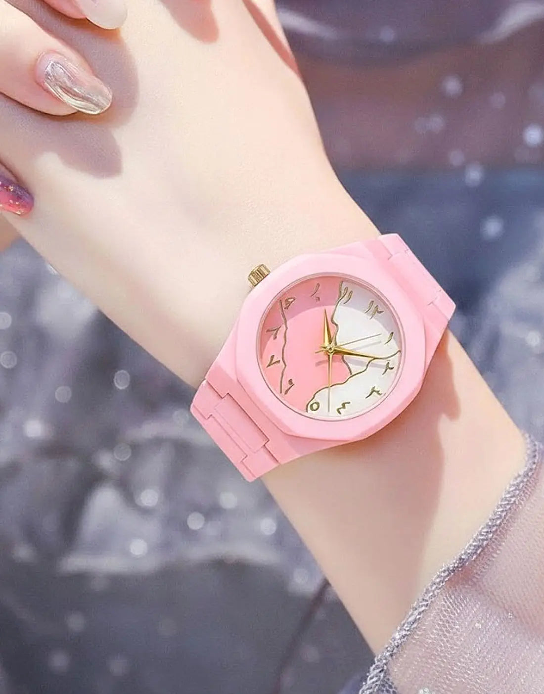 GLOWVERA Bloom Mint Watch