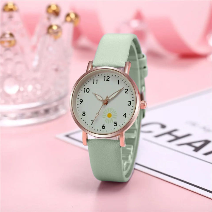 GLOWVERA Bloom Mint Watch