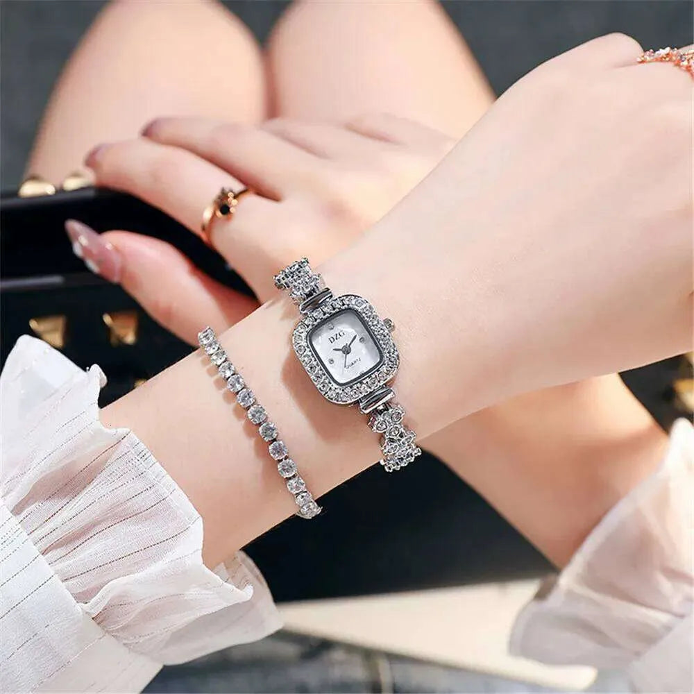 Glovera Sparkle Silver Diamond Watch Set