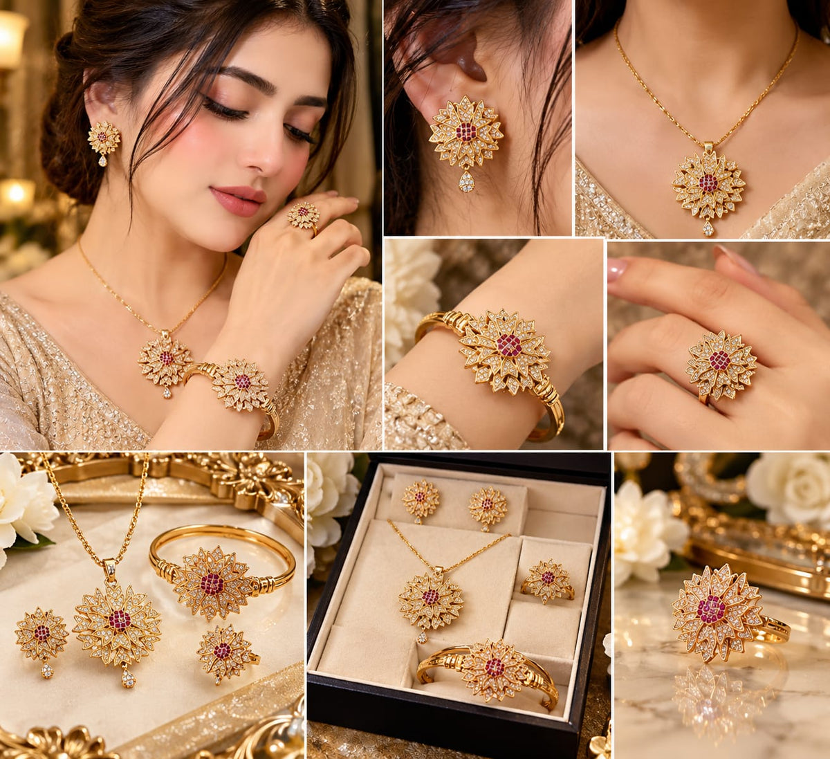 Glowvera - 1 Carat Gold Set
