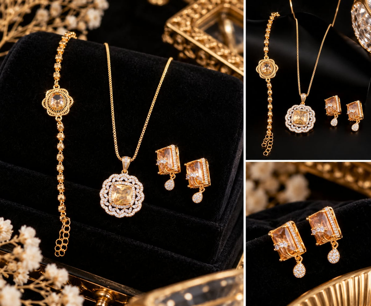 Glow Vera - Royal Crystal Jewelry Set