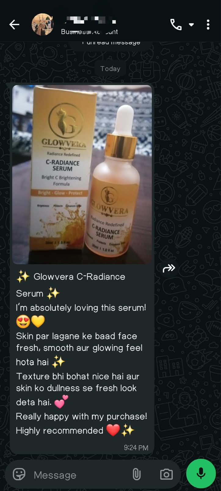 Customer review
